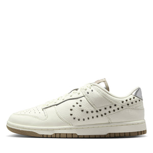 Women's Nike Dunk Low 'Metal Eyelet Swoosh' - Sail/Metallic Silver