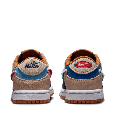 Nike Dunk Low (TD) - Midnight Navy/Speed Red