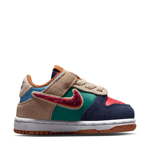 Nike Dunk Low (TD) - Midnight Navy/Speed Red