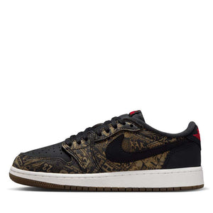 Air Jordan 1 Low OG 'Laser' (GS) - Black/Varsity Red