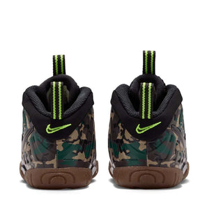 Nike Little Posite Pro Premium 'Green Camo' (TD) - Black/Black
