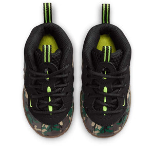 Nike Little Posite Pro Premium 'Green Camo' (TD) - Black/Black