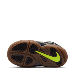 Nike Little Posite Pro Premium 'Green Camo' (TD) - Black/Black