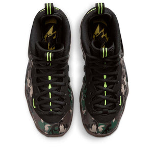 Nike Little Posite Pro Premium 'Green Camo' (GS) - Black/Black
