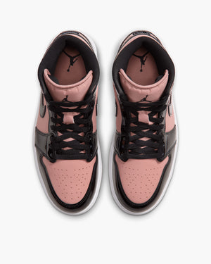 Women's Air Jordan 1 Mid SE - Rust Pink/Black