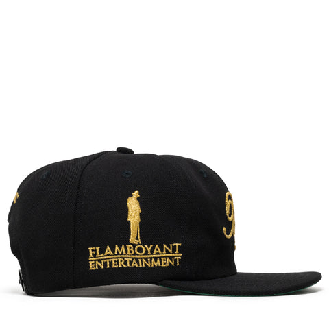 Awake NY Flamboyant Entertainment 6 Panel Snapback - Black