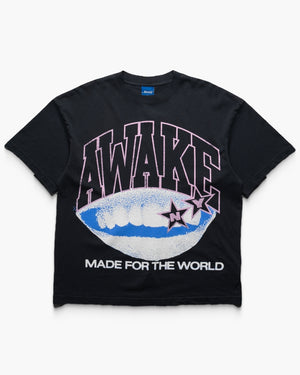 Awake NY Made For The World Tee - Black