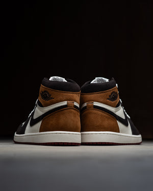Air Jordan 1 Retro High OG 'Love Letter' - Shadow Brown/Team Red