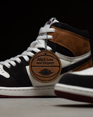 Air Jordan 1 Retro High OG 'Love Letter' - Shadow Brown/Team Red