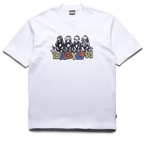Babylon Monkey Business Tee - White