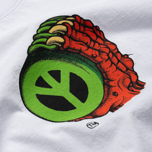 Babylon Clawed Tee - White