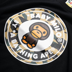 A Bathing Ape 1st Camo Milo Busy Works Tee - Black/Yellow