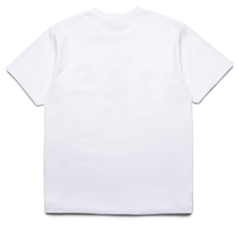 A Bathing Ape Neon Camo College Tee - White