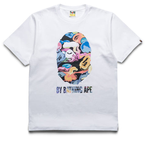 A Bathing Ape Art Camo By Bathing Ape Tee - White