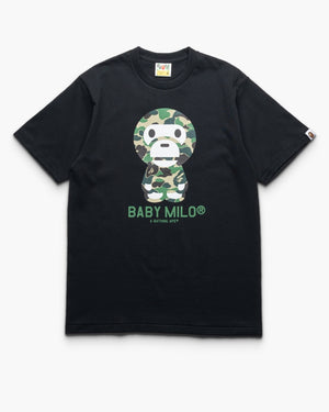 A Bathing Ape ABC Camo Baby Milo Tee - Black/Green