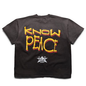 Barriers Worldwide Know Justice Know Peace Boxy Tee - Mink