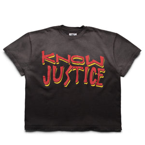 Barriers Worldwide Know Justice Know Peace Boxy Tee - Mink