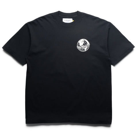 Politics Busy Being Nice Worldwide Tee - Black