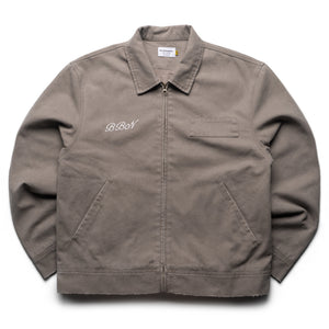 Politics Busy Being Nice Blue Collar Jacket - Grey