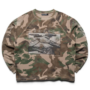 Boredom Kills Trust Camo Waffle Thermal L/S Tee - Camo