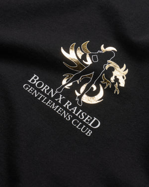 Born x Raised Gentlemens Club Tee - Black