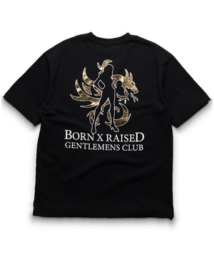 Born x Raised Gentlemens Club Tee - Black