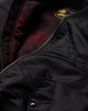 Born x Raised Reversible Bomber - Black/Red