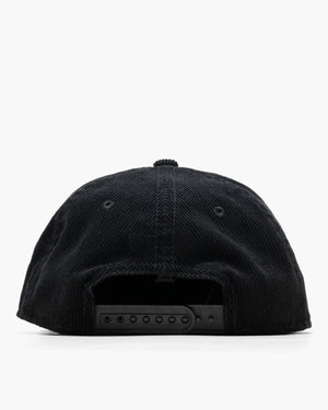 Born x Raised Compliments Of BXR Corduroy 5 Panel Snapback - Black