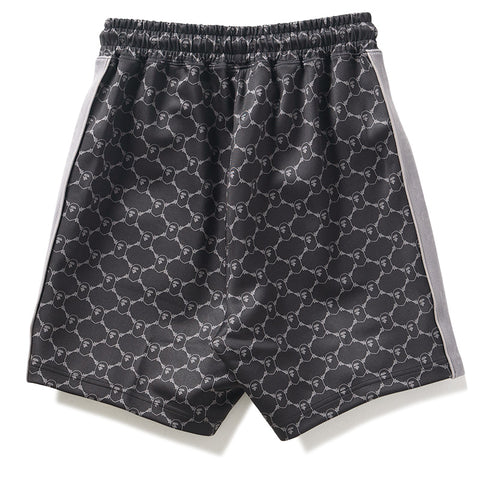 A Bathing Ape College Monogram Sweat Shorts - Black
