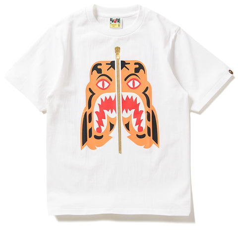 A Bathing Ape Colors Tiger Tee - White
