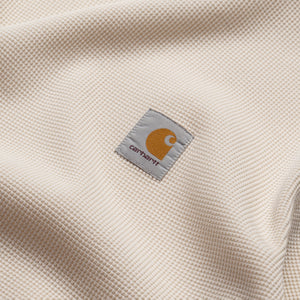 Carhartt WIP Nelson Waffle Tee - Natural