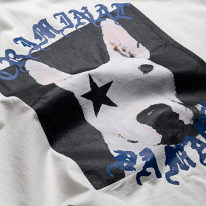 Criminal Damage Star Dog Tee - Off White
