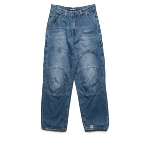 Criminal Damage Franklin Pants - Mid Blue