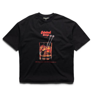 Criminal Damage Whiskey Hour Tee - Black/Orange