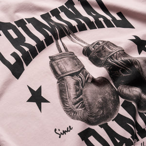 Criminal Damage Boxing Gym Tee - Lilac