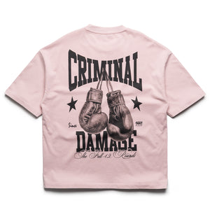 Criminal Damage Boxing Gym Tee - Lilac
