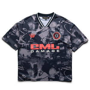 Criminal Damage Carnival FC Football Shirt - Greyscale