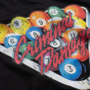 Criminal Damage Pool Club Tee - Black