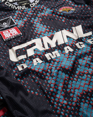 Criminal Damage x Street Fighter M. Bison Mesh Football Jersey - Multi