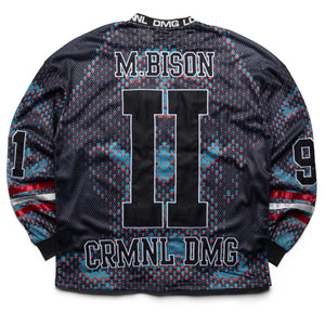 Criminal Damage x Street Fighter M. Bison Mesh Football Jersey - Multi