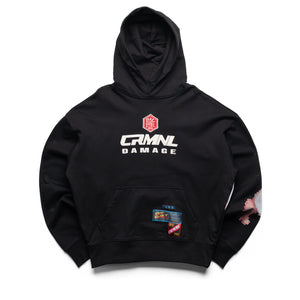 Criminal Damage x Street Fighter Ryu Hadouken Hoodie - Black