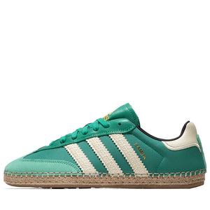 CLOT x Adidas Samba Espadrille - Court Green/Warm Vanilla