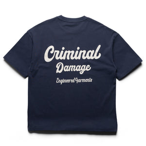 Criminal Damage Bennett Tee - Navy