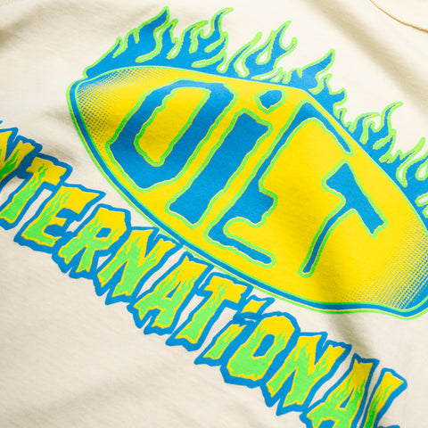 Diet Starts Monday INTL Flame Tee - Antique White