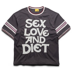 Diet Starts Monday SL&D Athletic Tee - Vintage Black/Dusty Rose