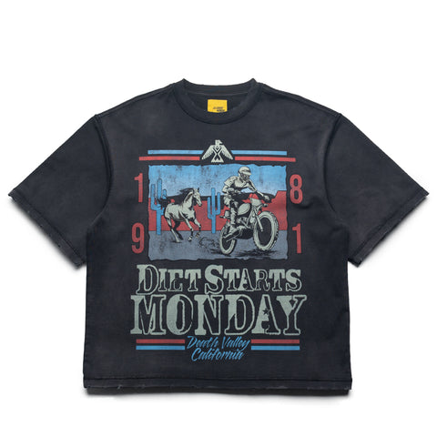 Diet Starts Monday 81 Racing Tee - Vintage Black