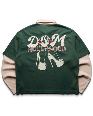 Diet Starts Monday Hollywood Waffle Polo - Green - back