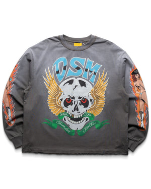 Diet Starts Monday Thunder Long Sleeve - Vintage Black - front