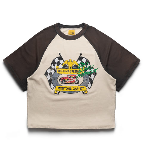 Diet Starts Monday Mortons Gap Raglan Tee - Vintage Black/Antique White