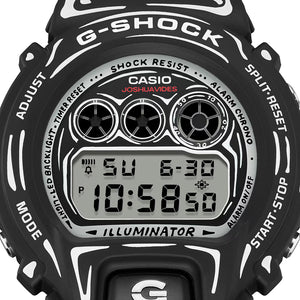 Joshua Vides x Casio G-Shock 6900 Series Digital Watch - Black/White